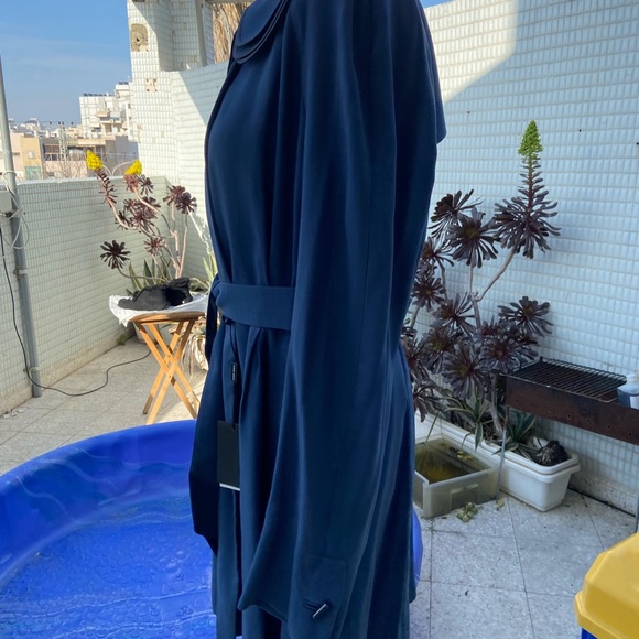 NWT 3690$ Giorgio Armani Made Italy Trench Coat Size Eu 44US 10-14 Cotton/silk - Picture 9 of 16